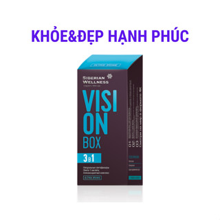 [ Vision box hỗ trợ mắt - Siberian ] Thực phẩm bảo vệ sức khỏe Vision Box – 30 túi/hộp – 4 viên/túi