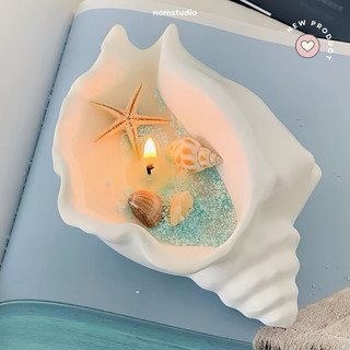 M1- nến thơm sò đại dương xanh - quà tặng - nom studio