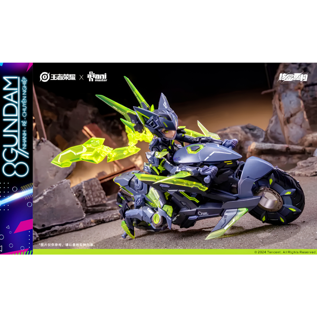 [CÓ SẴN] Mô Hình Lắp Ráp 1/12 Animester x Honor of King Sun Shang Xiang The Doom Mecha (tặng kèm bas