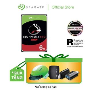 Ổ cứng HDD 3.5" NAS SEAGATE Ironwolf Pro 6TB SATA 7200RPM_ST6000NE000