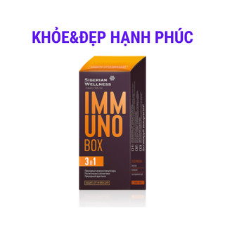 [ Immuno box hỗ trợ hệ hô hấp ] Thực phẩm bảo vệ sức khỏe Immuno Box – 30 túi/hộp – 3 viên/túi