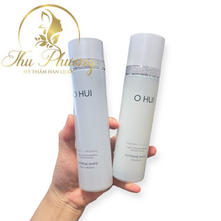 Cặp nước hoa hồng và sữa dưỡng trắng da ohui extreme white 150ml + 130ml