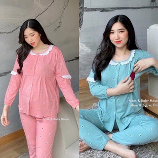 Bộ bầu và cho con bú thời trang - chất dày dặn mịn đẹp nhất- bd02