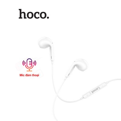 Tai nghe nhét tai Bluetooth có micro Hoco M1 Max LN dùng cho ip6/7/8/10/11/12/13/14 dây TPE siêu bền dài 1.2M