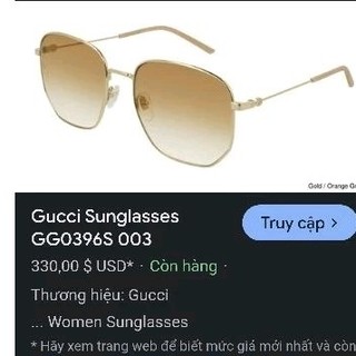 Kính màu nâu sành điệu, new từ 98%