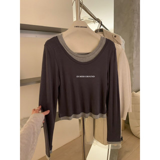 /𝙇𝙞𝙣𝙝𝙖𝙣𝙤𝙛𝙛𝙞𝙘𝙞𝙖𝙡/ ÁO THUN TRƠN LAYER I MISS LINENE 70319🇰🇷