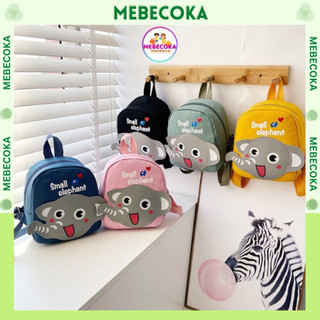 Balo cho bé ,Ba lô mẫu giáo nhà trẻ lớp lá lớp mầm họa tiết VOI CUTE siêu dễ thương cho bé từ 1 tuổi