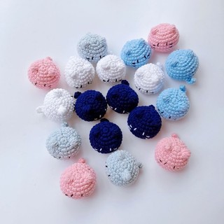 Móc khóa mèo mini 4cm bằng len handmade