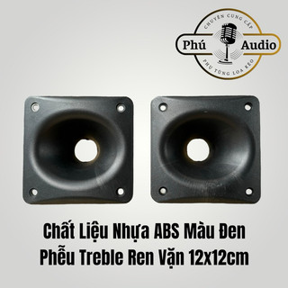 Họng treble kèn nhựa abs 12x12 và 12x12.5 ren vặn