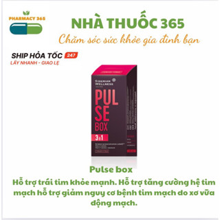 [Hỗ trợ tim mạch] Thực phẩm bảo vệ sức khỏe Pulse Box – 30 túi – Date T2/2023