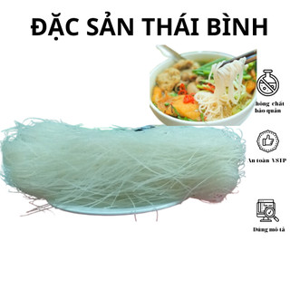 Bún gạo khô Thanh Hương loại ngon sản xuất tại làng nghề truyền thống quỳnh côi làm thủ công tại nhà gói 500g
