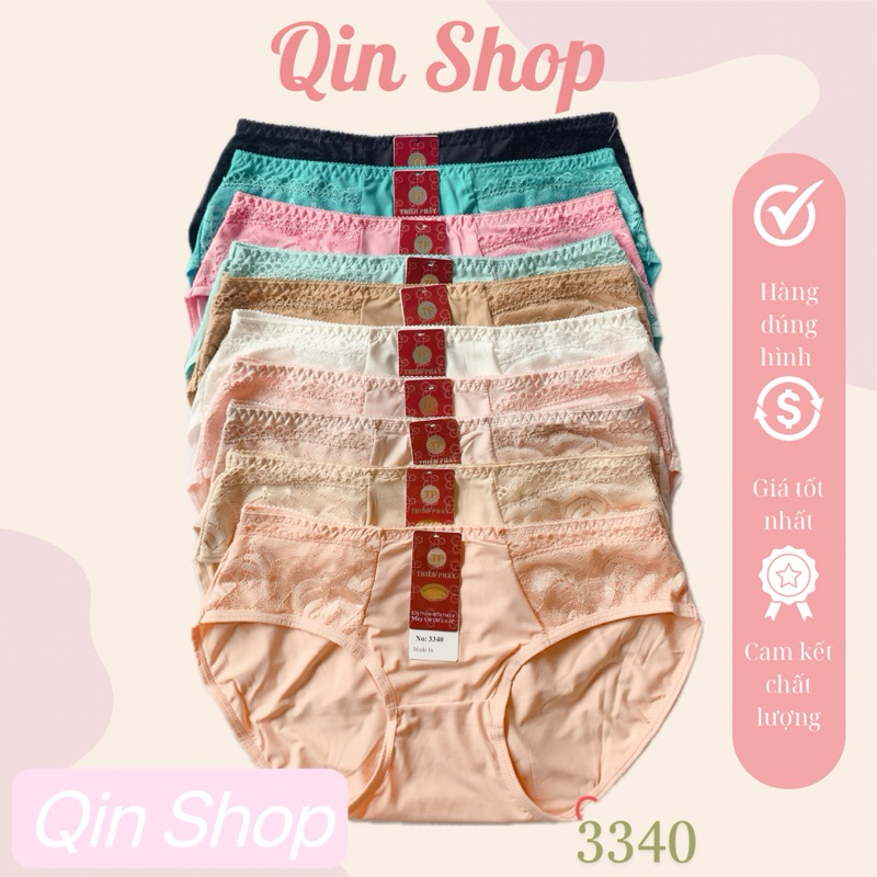 QUẦN LÓT 3340 THUN LẠNH CO DÃN 4 CHIỀU 3340