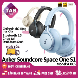 Tai Nghe Anker Soundcore Space One S1 Chụp Tai, Chống Ồn Chủ Động - A3035 (Bảo Hành 18T)