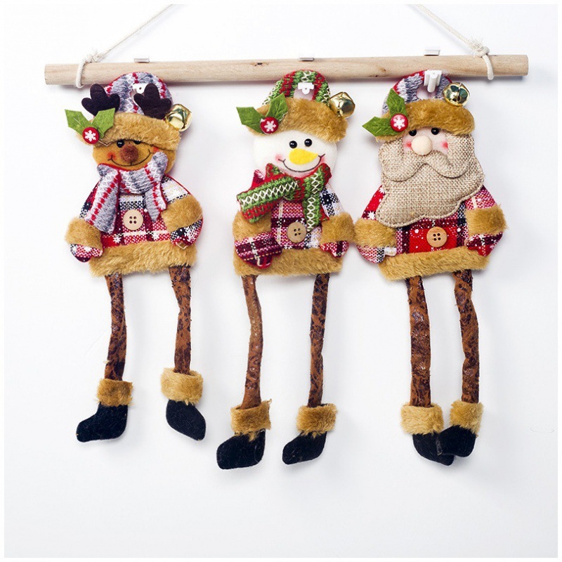 Búp Bê Chân Dài VB58 Treo Trang Trí Giáng Sinh Cây Thông Noel, Phụ Kiện Giáng Sinh