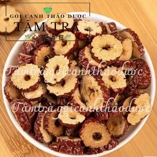 Táo đỏ cắt lát sấy khô dùng để pha trà, nấu canh, nấu chè -Gói Canh Thảo Dược -Tâm Trà