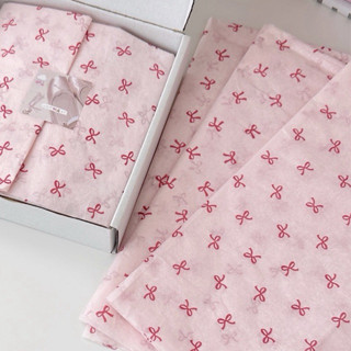 Giấy Gói Quà Nơ Hồng