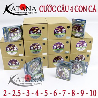 Cước Câu OKAMOTO 4 Con Cá Cơm Chính Hãng