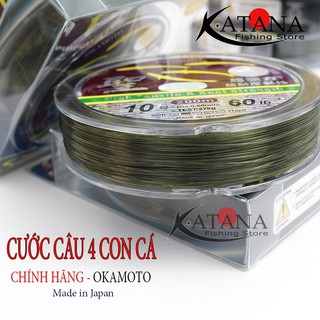 Cước Câu OKAMOTO 4 Con Cá Cơm Chính Hãng