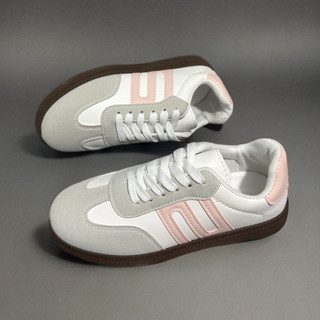 (Chân to tăng 1 sz) Giày thể thao nữ đế thấp viền 3 sọc Bery