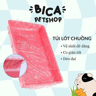 [Mã BICACUTIE 15%OFF] Túi bóng lót chuồng co giãn vệ sinh chuồng tiện lợi