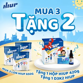 Mua 3 tặng 2 sữa bột tăng chiều cao hiup 27 650g cho trẻ từ 3 - 15 tuổi từ hoa kỳ