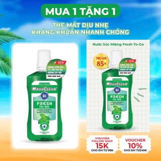 Nước súc miệng OralClean FRESH TO-GO 500ml