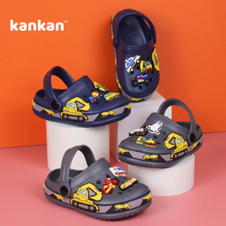 Dép Sục Cho Bé KA00 Sục Trẻ Em Giày Sục Cho Bé Trai Siêu Nhân Ô Tô Chống Trơn Trượt Êm Chân KanKanStore