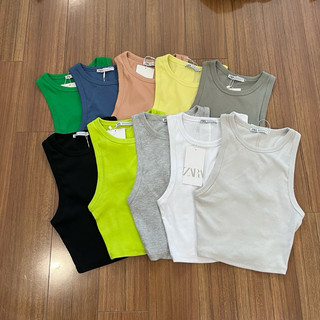 Áo 3 lỗ croptop Zara Authentic
