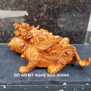 Cặp tỳ hưu gỗ hương dài 20 cm