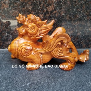 Cặp tỳ hưu gỗ hương dài 20 cm