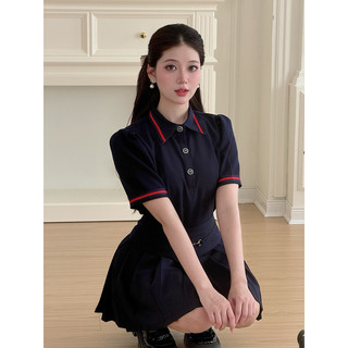 Outset - áo polo marine tiểu thư ngọt ngào