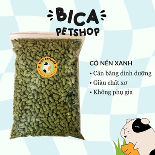 [Mã BICACUTIE 15%OFF] Cỏ nén xanh cho 200G-1KG Thỏ, Chuột lang (Guinea Pig - Bọ ú), Chinchilla, Sóc Bắc Mỹ
