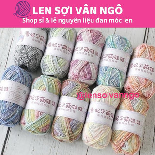 Len Baby Yarn màu loang (cuộn 40gr)
