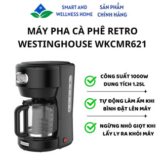 Máy pha cà phê retro Westinghouse 1.25L WKCMR621 - Bảo hành 12 tháng