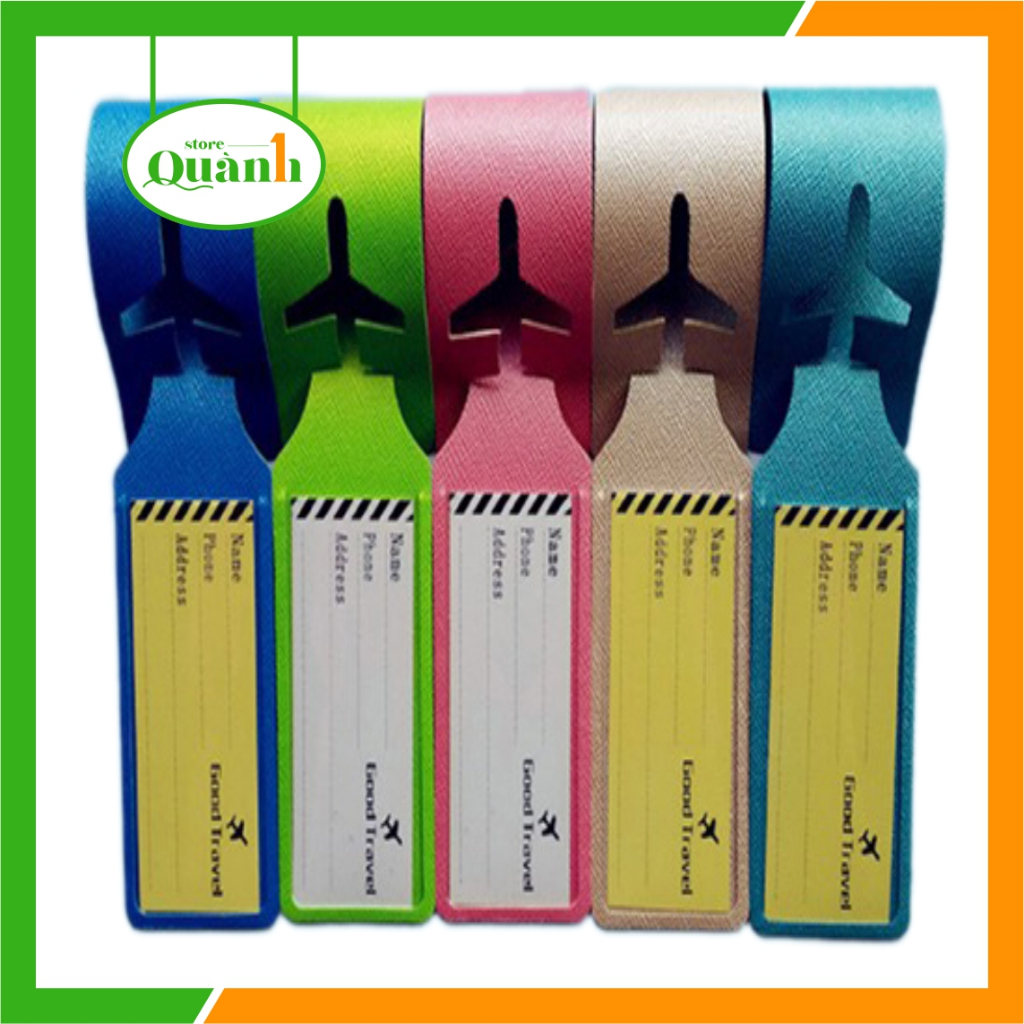 Thẻ hành lý, thẻ treo hành lý, name tag, thẻ treo vali đi du lịch