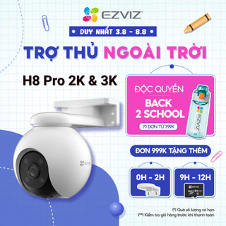 [Nhập ELEZ15 giảm 10%] Camera Wi-fi EZVIZ H8 PRO 2K &3K, Quay Quét 360, Ghi Hình Màu Ban Đêm, Đàm Thoại 2 Chiều