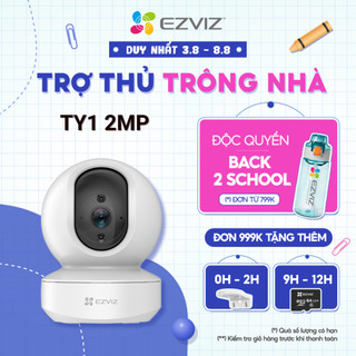[Nhập ELEZ15 giảm 10%] Camera WI-FI EZVIZ TY1 Trong Nhà 1080P, Quay Quét 360 Độ, Đàm Thoại 2 Chiều,