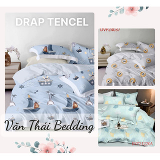 🌈drap tencel🍀4 món chính hãng🌱 văn thái bedding