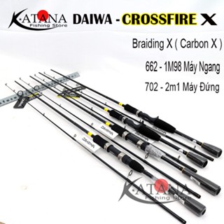 Cần Câu Lure Daiwa Crossfire X - chính hãng - giá tốt - máy ngang , máy đứng
