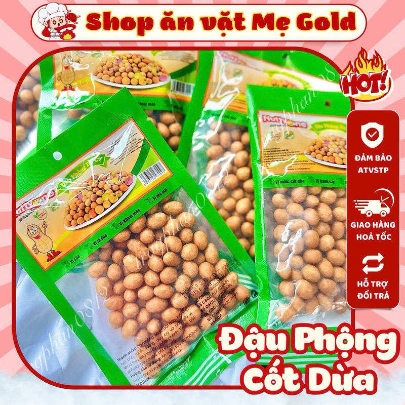 Đậu phộng da cá cốt dừa Nutty One (gói 90g)