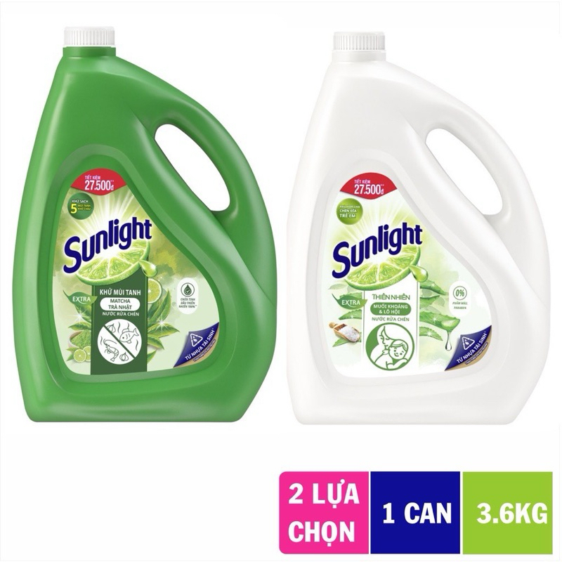 Nước Rửa Chén Sunlight can 3,5kg