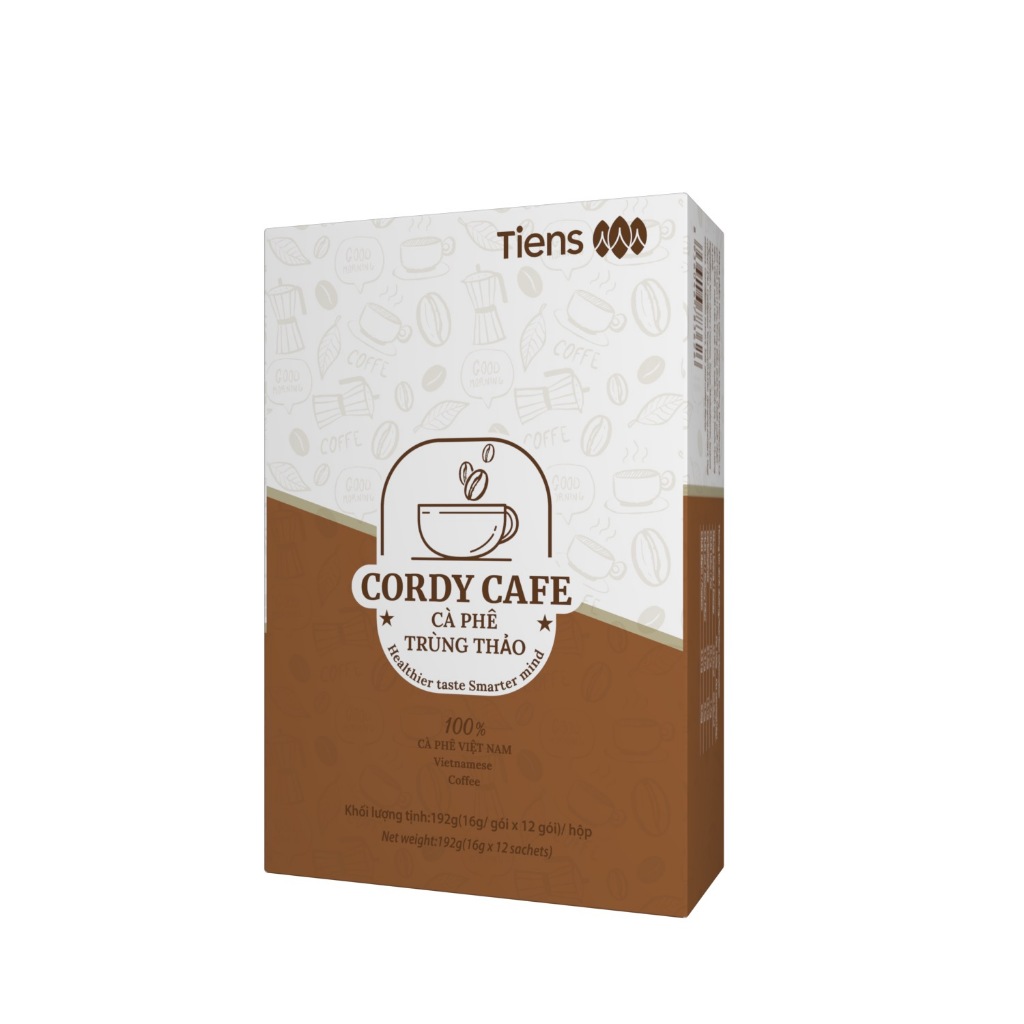 Cà phê Trùng thảo (Cordy Cafe) Thiên sư – 12 gói/hộp