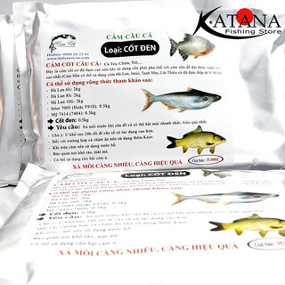 Cám Câu Cá - Cốt Vàng, Cốt Đen, Cốt K52 Bịch 500gr