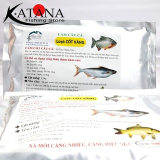 Cám Câu Cá - Cốt Vàng, Cốt Đen, Cốt K52 Bịch 500gr