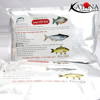 Cám Câu Cá - Cốt Vàng, Cốt Đen, Cốt K52 Bịch 500gr