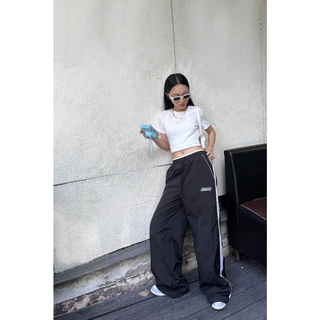 Quần ống rộng By UniSpace unisex nam nữ vải dù Dumbo Pants