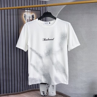 [HKT.35] 45-90kg Áo Phông loang, chữ in, vân mây , vải cotton mịn, co dãn, thoáng mát