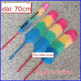 Chổi quét bụi sợi Nilon mềm mịn dài 70cm - made in taiwan - chổi cao cấp