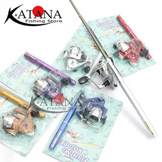 Cần Câu Bút mini - MÁY ĐỨNG - Tặng Kèm Lưỡi, Phao, Phụ Kiện