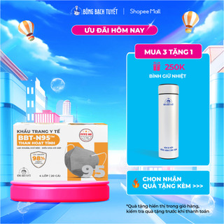 Khẩu trang bông bạch tuyết n95 - trắng